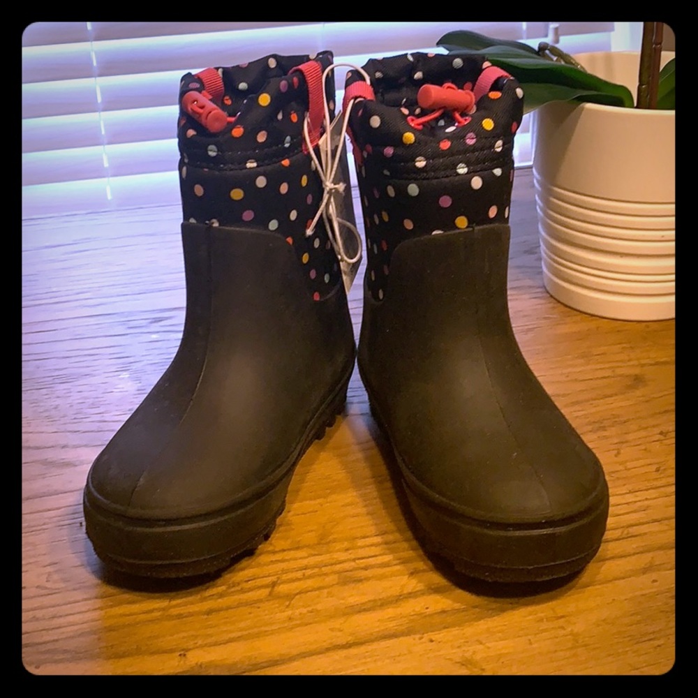 Girls Polka Dot Boots